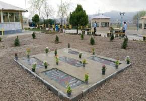 گلزار شهدای گمنام قوچان به طور موقت ساماندهی شد