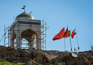 حرم شهدای گمنام یادمان بازی دراز افتتاح شد