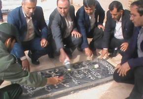 گلزار شهدا ماهنشان گلباران شد