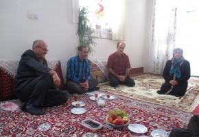 از خانواده جانبازان محمدیه دیدار شد