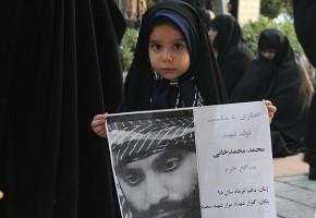 جشن تولد شهید مدافع حرم در گلزار شهدای تهران