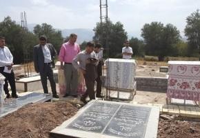 گلزار شهدای روستای تشویر استان زنجان ساماندهی می شود