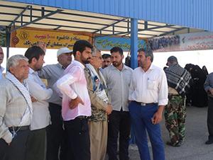 زائران راهیان نور اصفهانی از یادمان تپه الله اکبر بازدید کردند