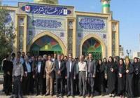 گلباران مزار شهدای گرمسار توسط خبرنگاران و اهالی رسانه