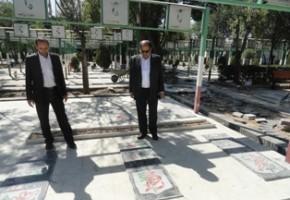 ساماندهی گلزار شهدا موجب تقویت فضای فرهنگی در جامعه می‌شود