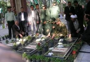 افتتاح یادمان شهدای گمنام در ابهر