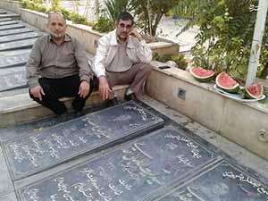 دیدبان ها به زیارت شهید آیت رفتند