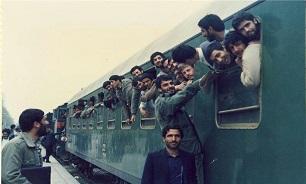 برپایی هیئت در قطار به رسم مسافران بهشتی