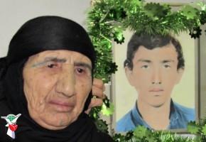 مادر شهیدرسول كريم زاده به فرزند شهیدش پیوست