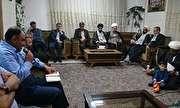 دیدار کارکنان اداره کل حفظ آثار کرمان با خانواده شهید «حاج حسین بادپا»