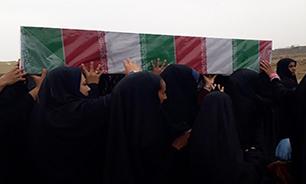 مادر شهید «حسین اصلانی» به فرزند شهیدش پیوست