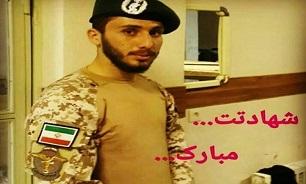 تشییع پیکر پاسدار شهید «علی پیغامی» در بناب