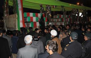 آیین استقبال از شهدای گمنام دوران دفاع مقدس در ارومیه برگزار شد