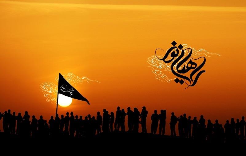 خانواده شهدا کاروان راهيان نور منطقه یک را بدرقه مي کنند